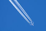 A6-EDX @ LOWW - Emirates Airbus A380 flying over LOWW - by Thomas Ramgraber