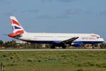 G-EUXJ @ LMML - Airbus A321-231 reg G-EUXJ of British Airways - by raymond