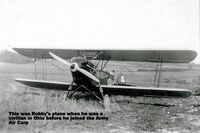N655N @ MORA - I'm 87 years old, my father Harold Norman Robinett owned this plane  in the 1930's. He took this photo before taking his nephew (see him in the back seat) for his first plane ride. Harold lived in Miamisburg, Ohio and flew his plane out Morian(?) Field - by Harold Norman Robinett