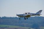 HB-YOY @ LSZG - Landing runway 06 - by sparrow9