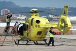 EC-MQO @ LELL - Airbus Helicopters H135 (EC135T3) of the Aragon government proteccion civil during the March 2025 FPAC Open Day at Sabadell Airport