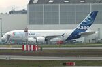 F-WWOW @ LFBD - Airbus A380-841 at the Airbus production plant at Toulouse Blagnac airport - by Ingo Warnecke