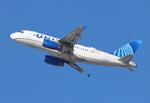 N840UA @ KLAX - UAL A319 nc zx lax-sfo - by FloridaMetal