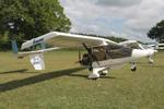 G-CBNO @ EGHP - G-CBNO 2002 Streak Shadow Popham Microlight Fly In 