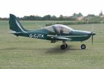 G-CJTX @ EGHP - G-CJTX 2016 Light Sport Aviation Ltd EV-97 Eurostar SL Microlight Popham Microlight Fly In 