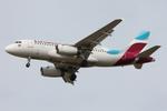 D-AGWB @ LMML - Eurowings Airbus A319 reg D-AGWB landing on RW13 in Malta. - by raymond