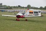 G-CMNS @ EGHP - G-CMFG 2021 VANS RV-12IS Popham Microlight Fly In  - by PhilR