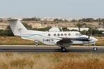 2-WKTK @ LMML - Beech 200T Super King Air reg 2-WKTK of Dea Aviation departing from RW05 in Malta. - by raymond