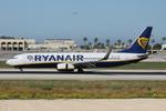 EI-EBY @ LMML - Boeing 737-800 reg EI-EBY of Ryanair on the main runway in Malta. - by raymond