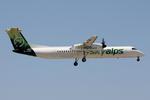 9H-PAUL @ LMML - De Havilland Canada DHC-8-402Q reg 9H-PAUL of SkyAlps landing in Malta RW31. - by raymond