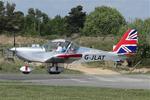 G-JLAT @ X4HD - Departing from Crosland Moor. - by Graham Reeve
