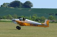 G-ASSY @ EGSU - Landing after performing with two others at Duxford`s Flying Day - by Tony Harbottle