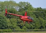 G-KRIB @ EGLD - Robinson R44 Raven II at Denham.