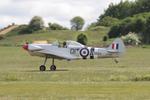 G-ISAC @ EGHP - G-ISAC 2015 Isaacs Spitfire Popham Microlight Fly In  - by PhilR