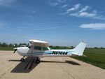 N5166R @ I75 - Landed on a very windy day in Iowa - by Floyd Taber