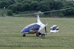 G-MOMA @ EGHP - G-MREL 2025 Autogyro Certification Ltd Cavalon Popham Microlight Fly In - by PhilR