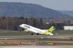 YL-ABG @ LSZH - Airbus A220-371 - by Mark Pasqualino