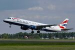 G-LCYU @ EHAM - BA Cityline ERJ190 lifting-off - by FerryPNL