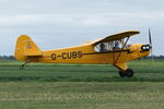 G-CUBS - Landing at Sutton Meadows. - by Graham Reeve