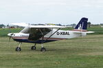 G-XBAL - Departing from Sutton Meadows. - by Graham Reeve