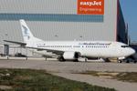 SX-MAT @ LMML - Boeing737-400 reg SX-MAT of Air Mediterranean on Park No 4 at Malta. - by raymond