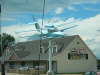 N12YW - Along US 20 in Freeport, Il. Outside of a bar and grill. - by George J Dvorak II