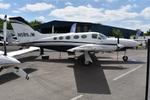 N569JM @ EGTB - Cessna 414A Chancellor at Wycombe Air Park. - by moxy
