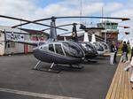 G-YAYA @ EGTB - Robinson R66 at Wycombe Air Park. - by moxy
