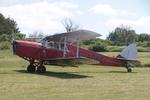 G-ADKC @ EGHP - G-ADKC 1936 DH87B Hornet Moth Piper Fly In Popham  - by PhilR