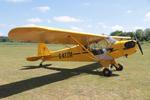 G-ATZM @ EGHP - G-ATZM 1946 Piper J3C (Modified) Cub Piper Fly In Popham - by PhilR