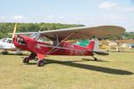 G-BZHU @ EGHP - G-BZHU 1982 WAG-Aero Sport Trainer Cuby Piper Fly In Popham - by PhilR