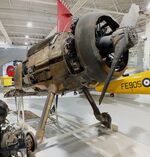 N5628 - Gloster Gladiator II wreck (front fuselage only) at the RAF Museum Hendon - by Ingo Warnecke