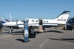 N569JM @ EGTB - N569JM 1980 Cessna 414A Chancellor  Private Flyer Fest Booker