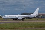 EI-FFB @ EGSH - Departing from Norwich.