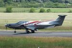 D-FUNI @ EDKB - Pilatus PC-12 NGX at Bonn-Hangelar airfield '2505 - by Ingo Warnecke