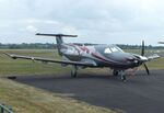 D-FUNI @ EDKB - Pilatus PC-12 NGX at Bonn-Hangelar airfield '2505 - by Ingo Warnecke