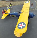 D-EDLL @ EDLP - Boeing (Stearman) A75N1 (PT-17) at the 2025 Quax Hangartage / Hangardays at Paderborn Lippstadt airport - by Ingo Warnecke