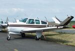 D-EQAS @ EDLP - Beechcraft V35 Bonanza at the 2025 Quax Hangartage / Hangardays at Paderborn Lippstadt airport - by Ingo Warnecke