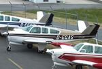 D-EQAS @ EDLP - Beechcraft V35 Bonanza at the 2025 Quax Hangartage / Hangardays at Paderborn Lippstadt airport - by Ingo Warnecke