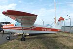 D-EJLU @ EDLP - Bölkow Bo 208 Junior at the 2025 Quax Hangartage / Hangardays at Paderborn Lippstadt airport - by Ingo Warnecke