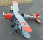 D-ECBJ @ EDLP - CASA 1.131E (E3B) (spanish license built Bücker Bü 131 Jungmann) at the 2025 Quax Hangartage / Hangardays at Paderborn Lippstadt airport - by Ingo Warnecke