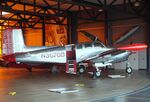 N3670B @ EDLP - Beechcraft B50 Twin Bonanza at the 2025 Quax Hangartage / Hangardays at Paderborn Lippstadt airport - by Ingo Warnecke