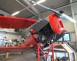 D-EINE @ EDLP - CASA 1.131E (E3B) (spanish license built Bücker Bü 131 Jungmann, undergoing maintenance) at the 2025 Quax Hangartage / Hangardays at Paderborn Lippstadt airport - by Ingo Warnecke