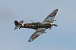 G-AWII @ EGTH - AR501 (G-AWII) 1942 Vickers Supermarine (Westland) Spitfire Vc Military Day Old Warden 