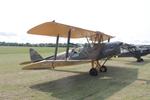 G-BTOG @ EGTH - 'DE745' (NM192, G-BTOG) 1944 De Havilland DH-82A Tiger Moth II  Colours of USAAF Military Day Old Warden 