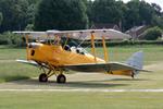 G-AHIZ @ EGTH - G-AHIZ (PG624) 1944 DH82A Tiger Moth Military Day Old Warden