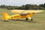 G-HEWI @ EGTH - G-HEWI 1944 Piper J3C-65 Cub Military Day Old Warden