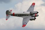 G-AHKX @ EGTH - 'TX176' (G-AHKX) 1946 Avro Anson C.19-2 Military Day Old Warden