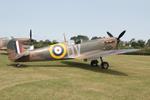 G-CFGJ @ EGTH - N3200 (G-CFGJ) 1939 VS Spitfire la RAF Military Day Old Warden 31.05.25