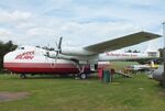 G-BEOZ - Armstrong Whitworth AW.650 Argosy 101 at the East Midlands Aeropark, Castle Donington